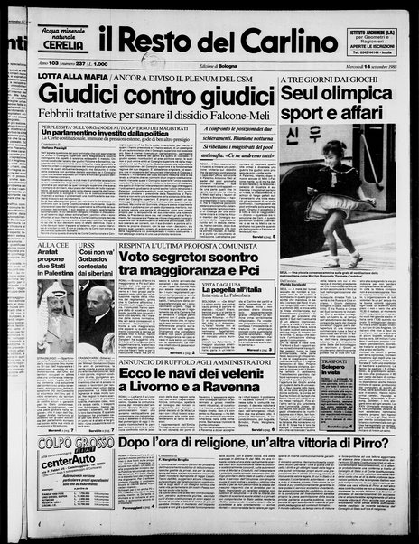 Il Resto del Carlino : giornale dell'Emilia